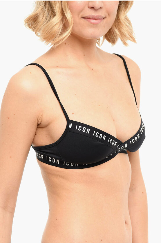 Dsquared Bikini Bra Icon With Logoed Band Women Glamood Outlet