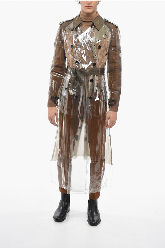 Comme Des Garçons HOMME PLUS Polyvinyl NAKED See Through Trench Coat