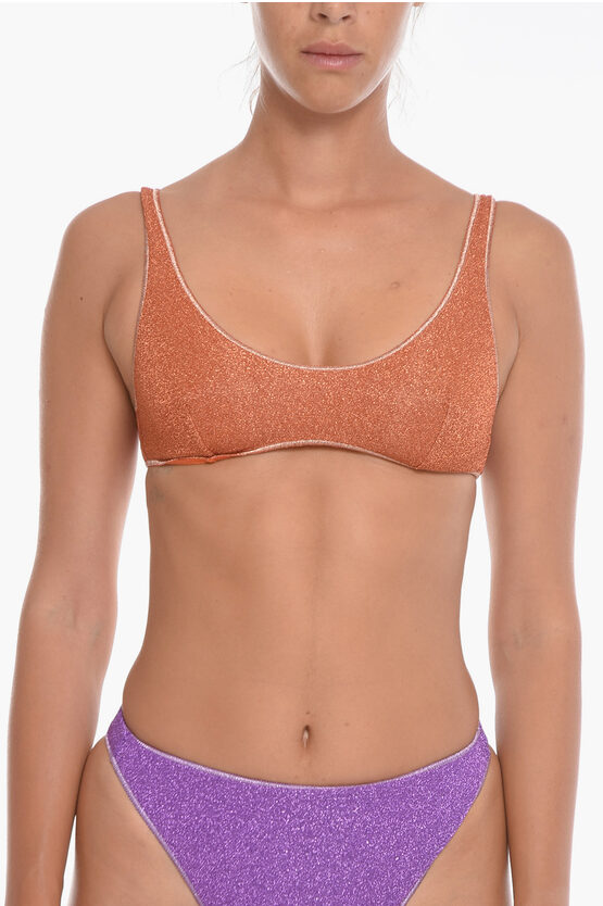 Oseree Lurex Lumiere Sporty Bikini With High Cut Women Glamood Outlet