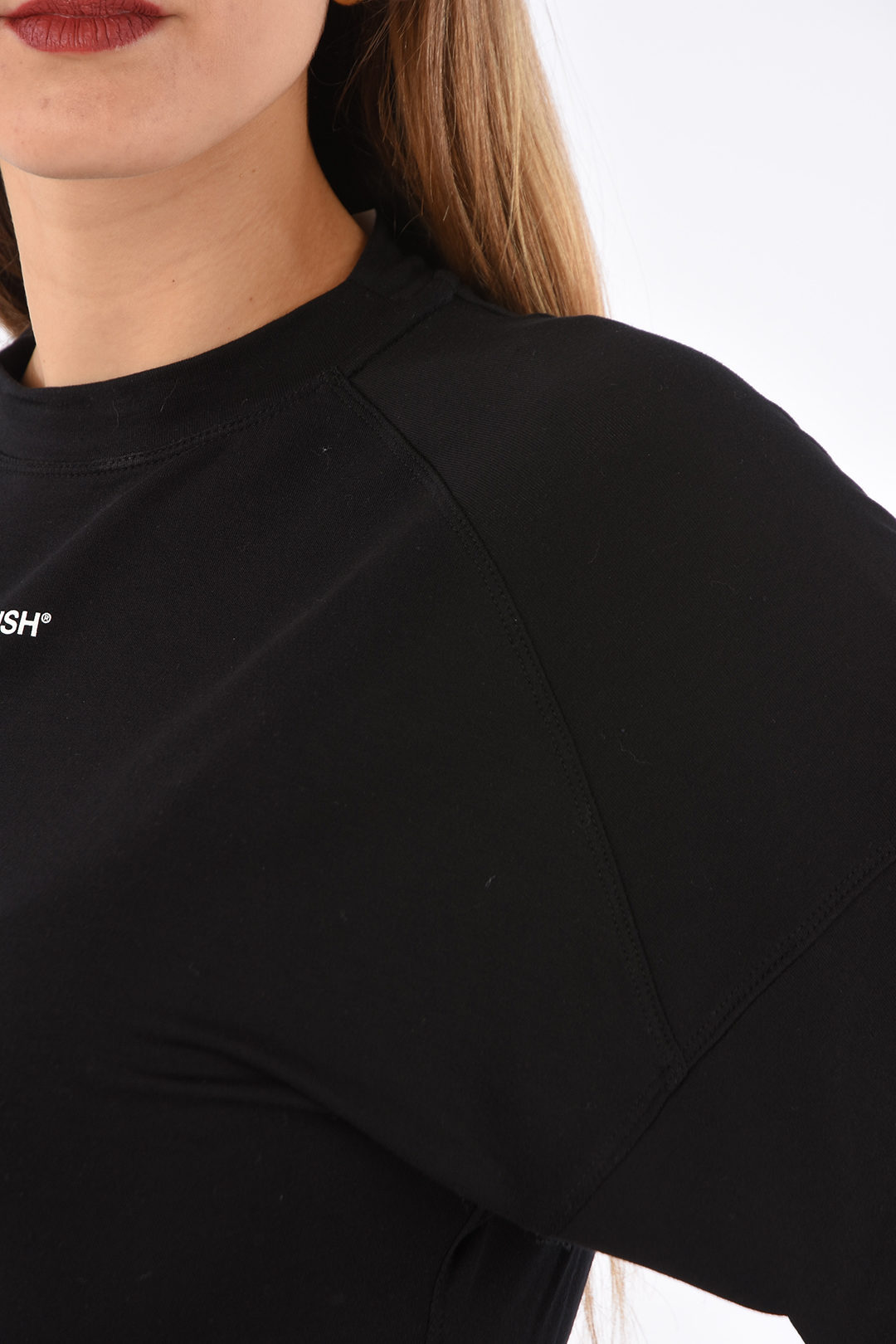 Ambush Sleeve Box Crop T Shirt Women Glamood Outlet