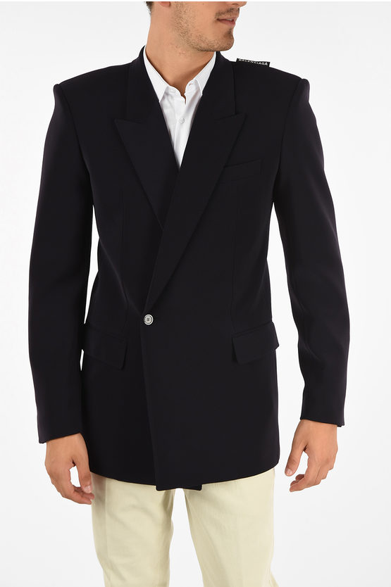 VIP【送料関税込】BALENCIAGA WOOL DOUBLE-BREASTED JACKET Balenciaga Hourglass Double-Breasted Wool Blazer - Bergdorf
