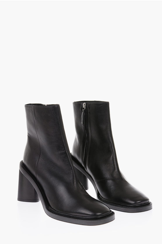 Acne Studios 10cm leather Booties with side zip women Glamood Outlet