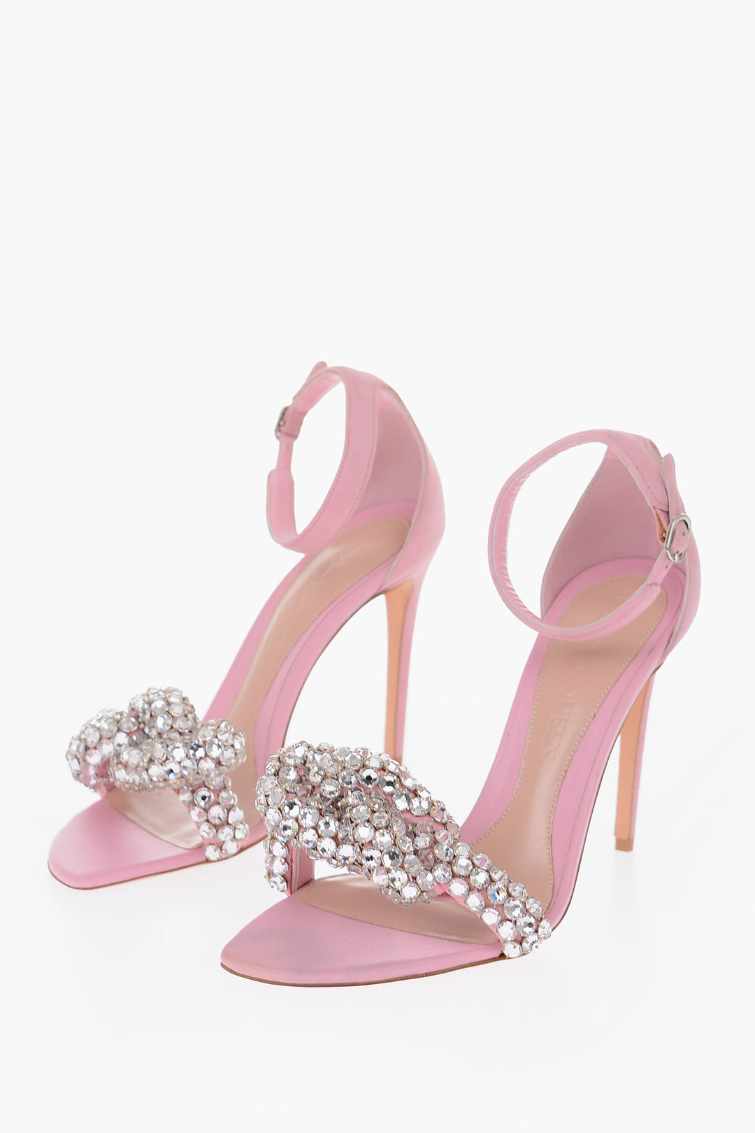 Alexander McQueen 11cm leather Ankle-strap sandals with