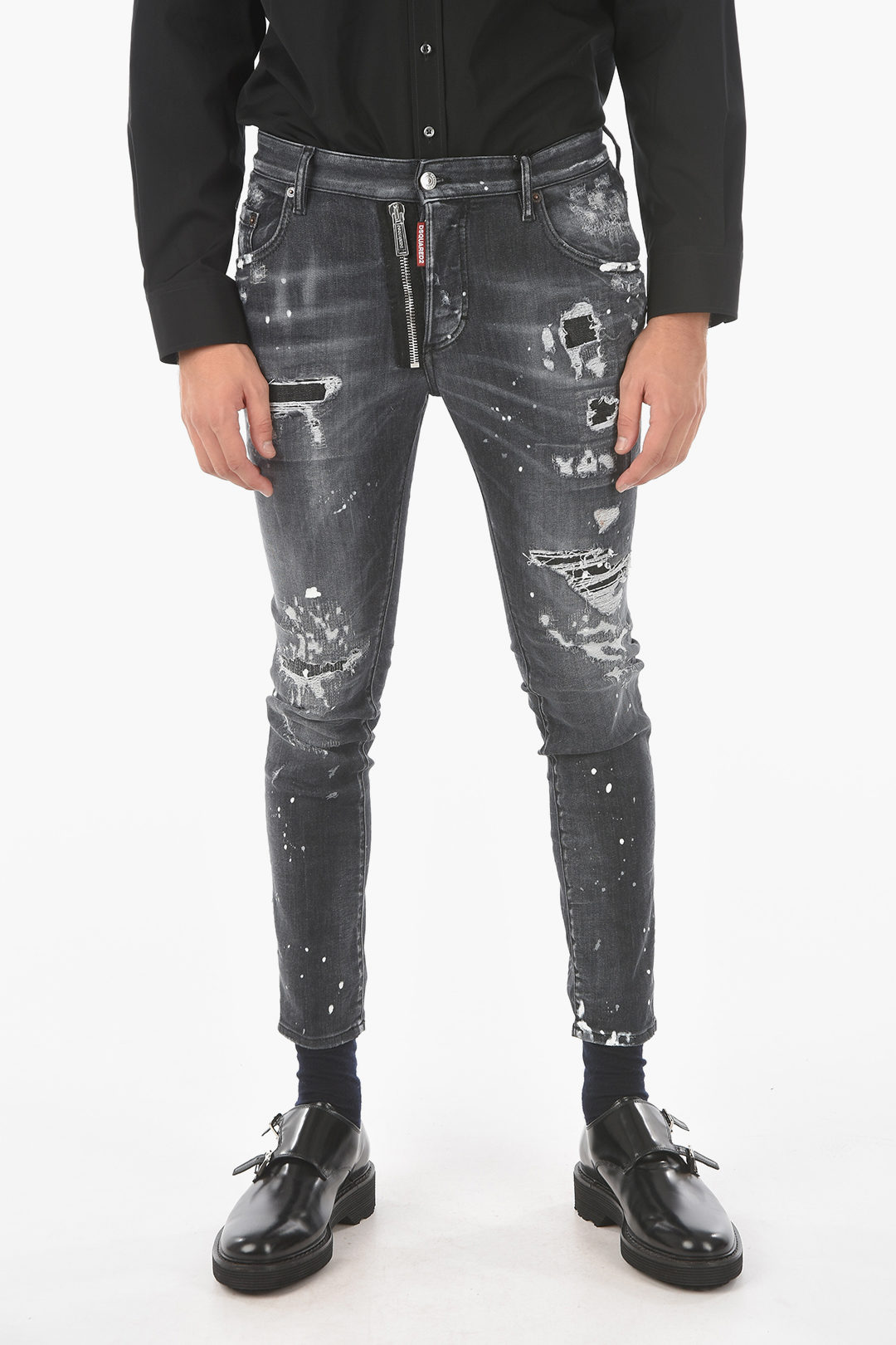 DSQUARED2 SUPER TWINKY JEAN インディゴ 48-