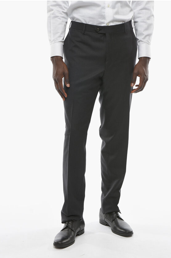 Corneliani 15,75 Microns Virgin Wool Mantua Pants Grösse 46