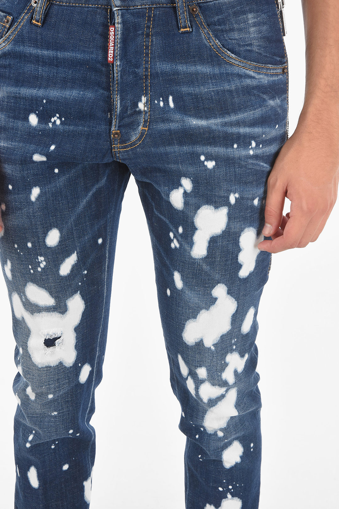 Dsquared2 15cm Acid Wash Effect COOL GUY Jeans men - Glamood Outlet