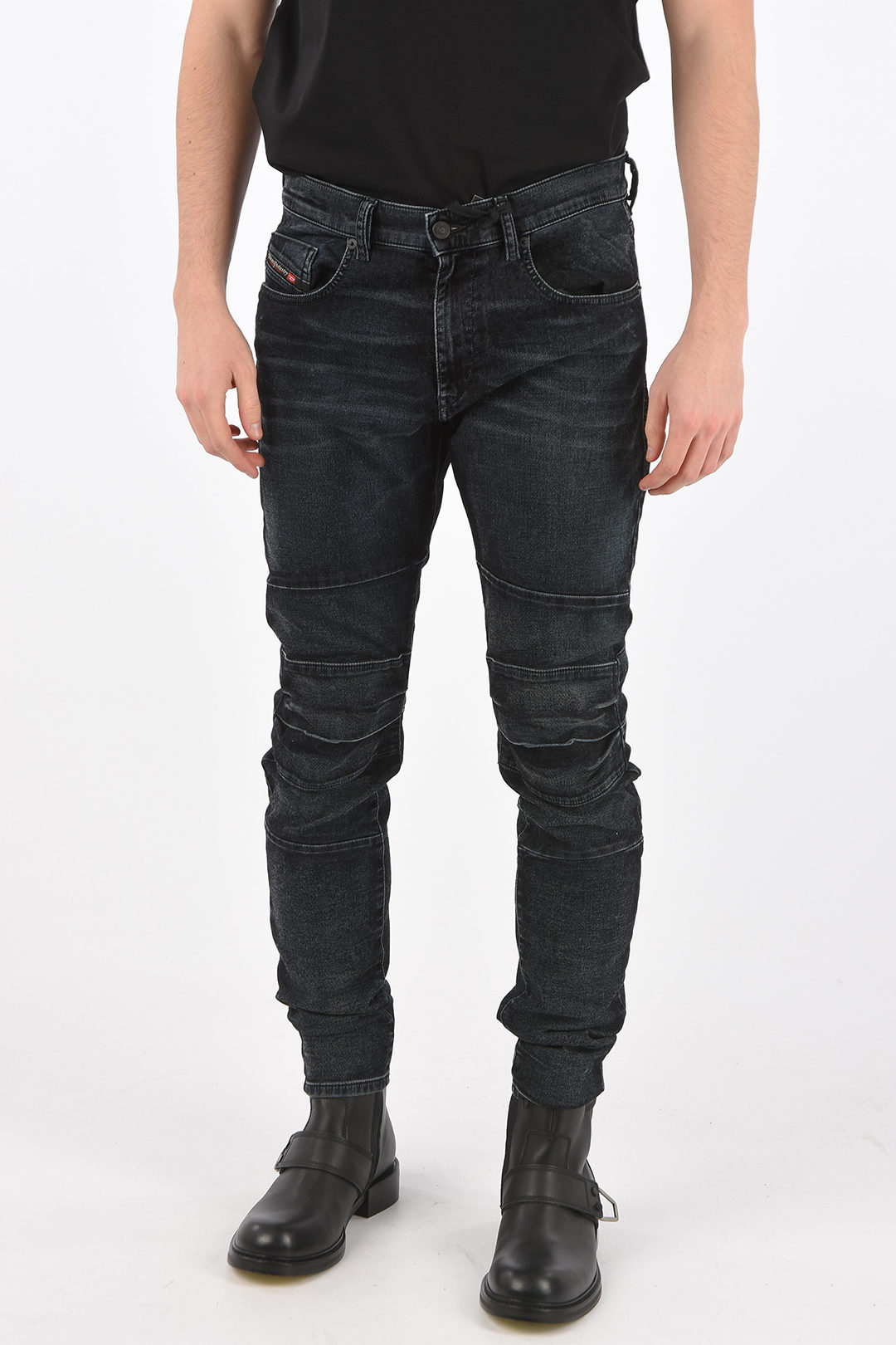 Diesel 15cm slim fit D-STRUKT-BK-SP1-NE Jogg jeans men - Glamood Outlet