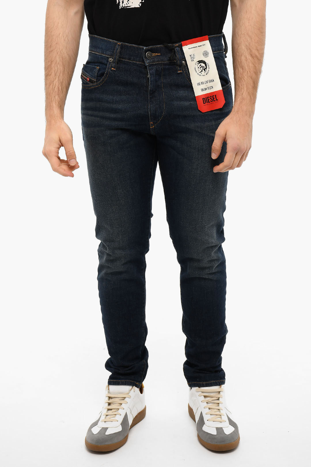 Diesel 15cm slim fit D-STRUKT jeans men - Glamood Outlet