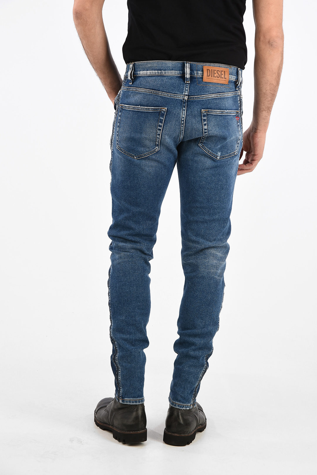 DIESEL D-strukt Slim Stretch-denim Jeans in Blue for Men Mens Clothing Jeans Slim jeans 
