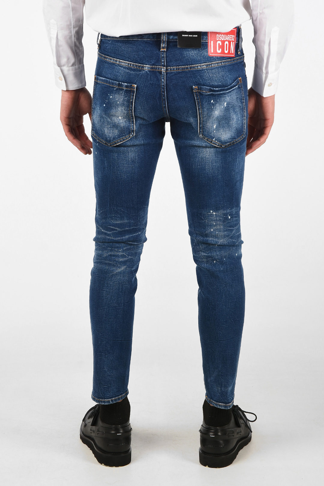 Dsquared2 Skinny Jeans Men Dsquared2 15cm Vintage Effect DAN