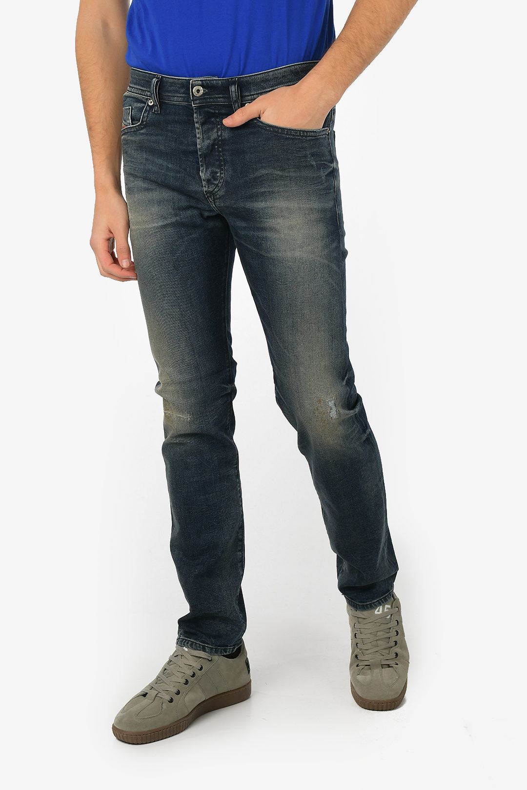 Penneven Tyggegummi I detaljer Diesel 16cm Denim Stretch BUSTER Slim Fit Jeans L32 men - Glamood Outlet