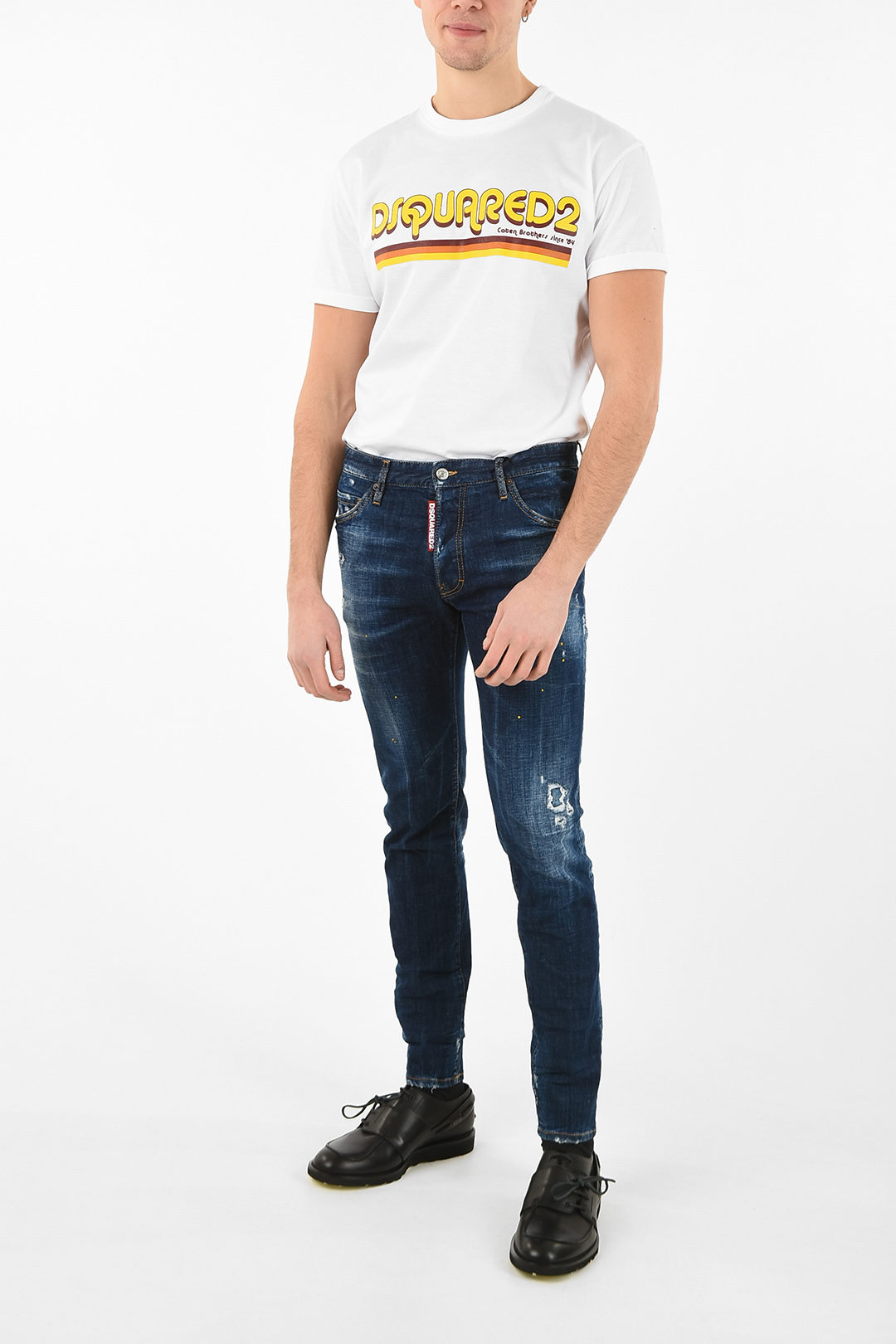 Dsquared2 16cm Distressed COOL GUY Jeans men - Glamood Outlet