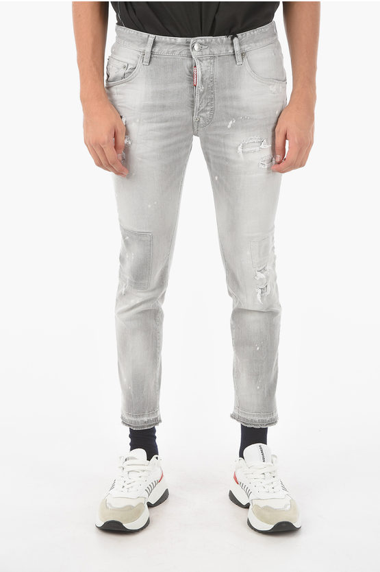 Dsquared2 Straight-leg Patchwork Jeans