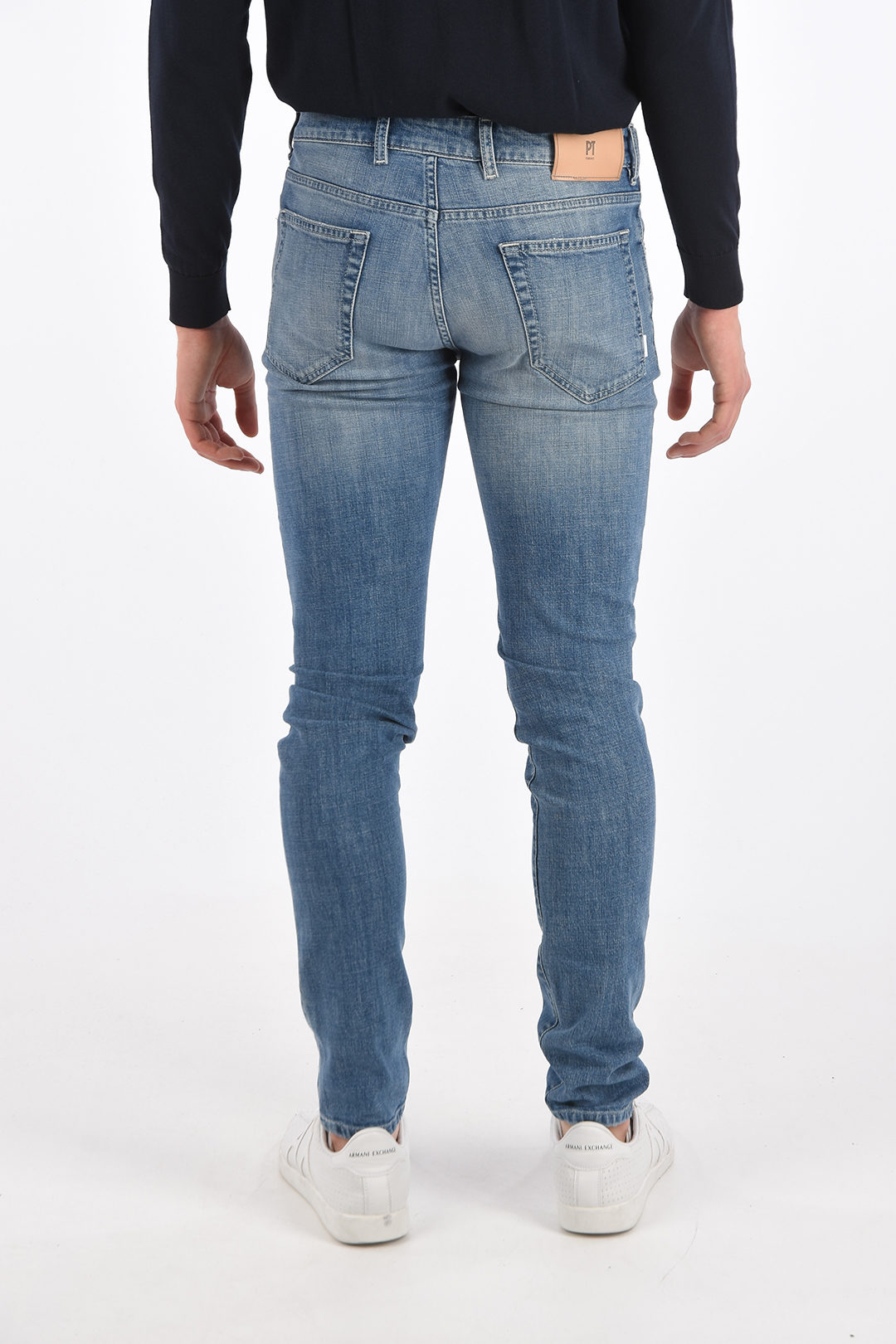 PT01 16cm Mid-rise waist SWING slim fit jeans men Glamood Outlet