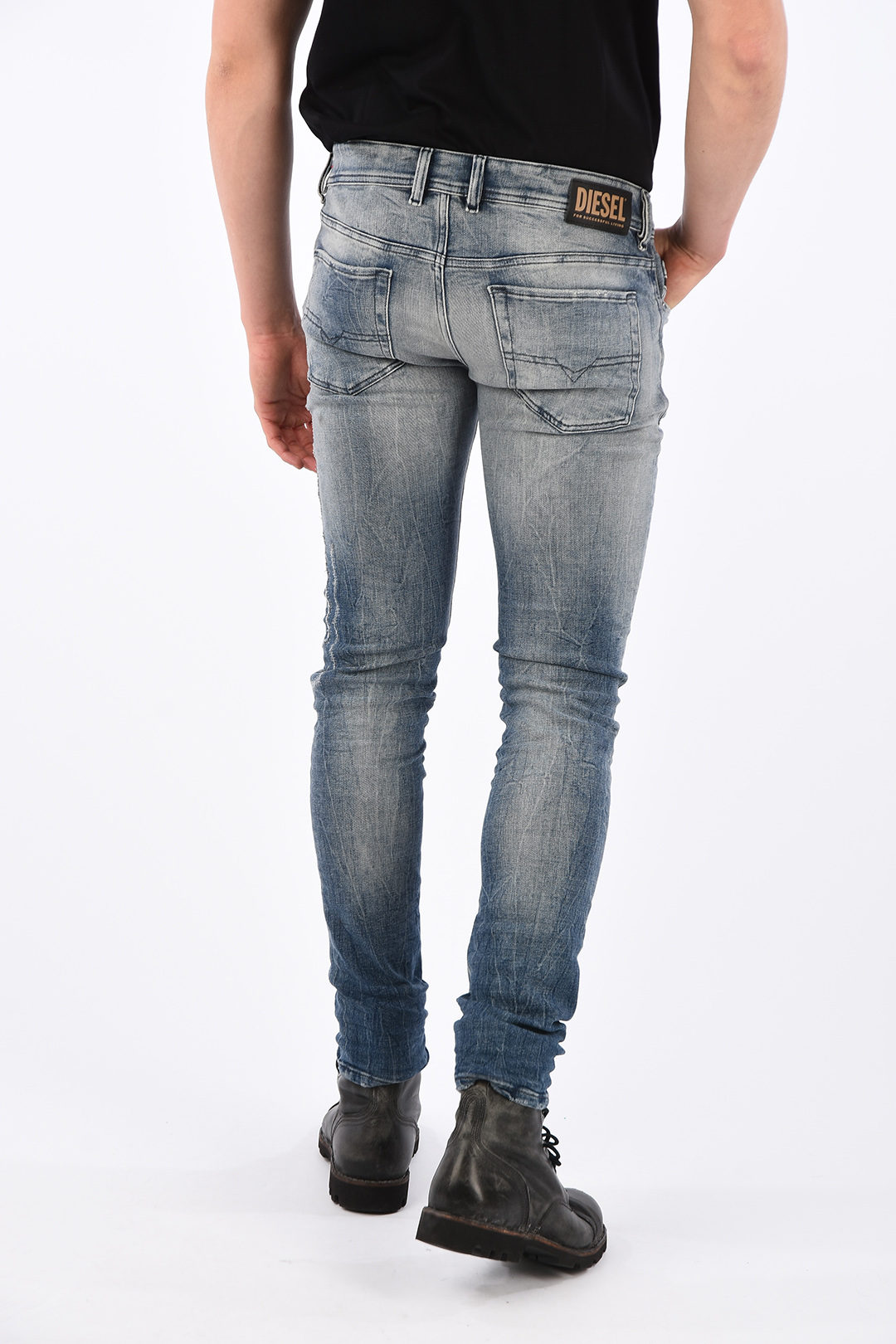 Nuchter Wiskunde Tub Diesel 16cm Vintage Effect SLEENKER-X Slim Fit Jeans L.32 men - Glamood  Outlet