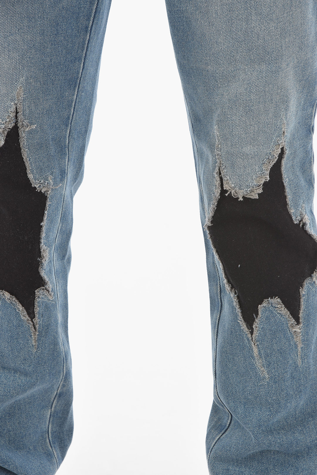 Plak opnieuw top Confronteren Just Cavalli 17cm Contrasting Patch Regular Fit Jeans men - Glamood Outlet