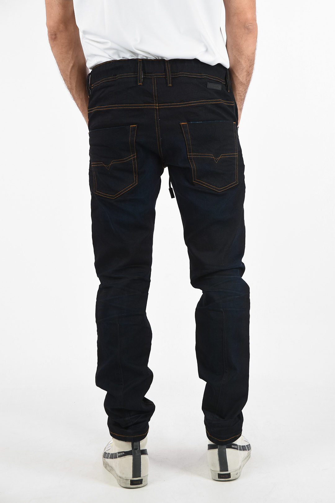 Diesel 17cm Denim Stretch KROOLEY-NE Sweat Jogg jeans men - Glamood Outlet