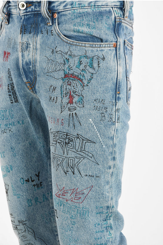 Diesel 17cm Graffiti Effect MHARKY Slim 