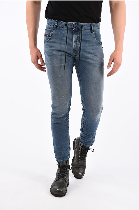 【美品】DIESEL jogg jeans KROOLEY-X-T W29 Diesel 17cm Stretch Denim KROOLEY-X-NE Sweat Jogg jeans L.32