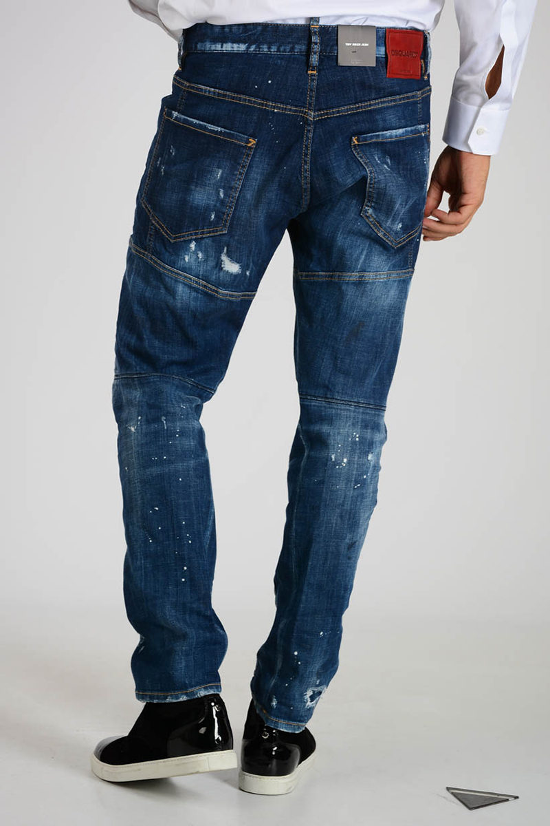 17cm Stretch Denim TIDY BIKER Jeans
