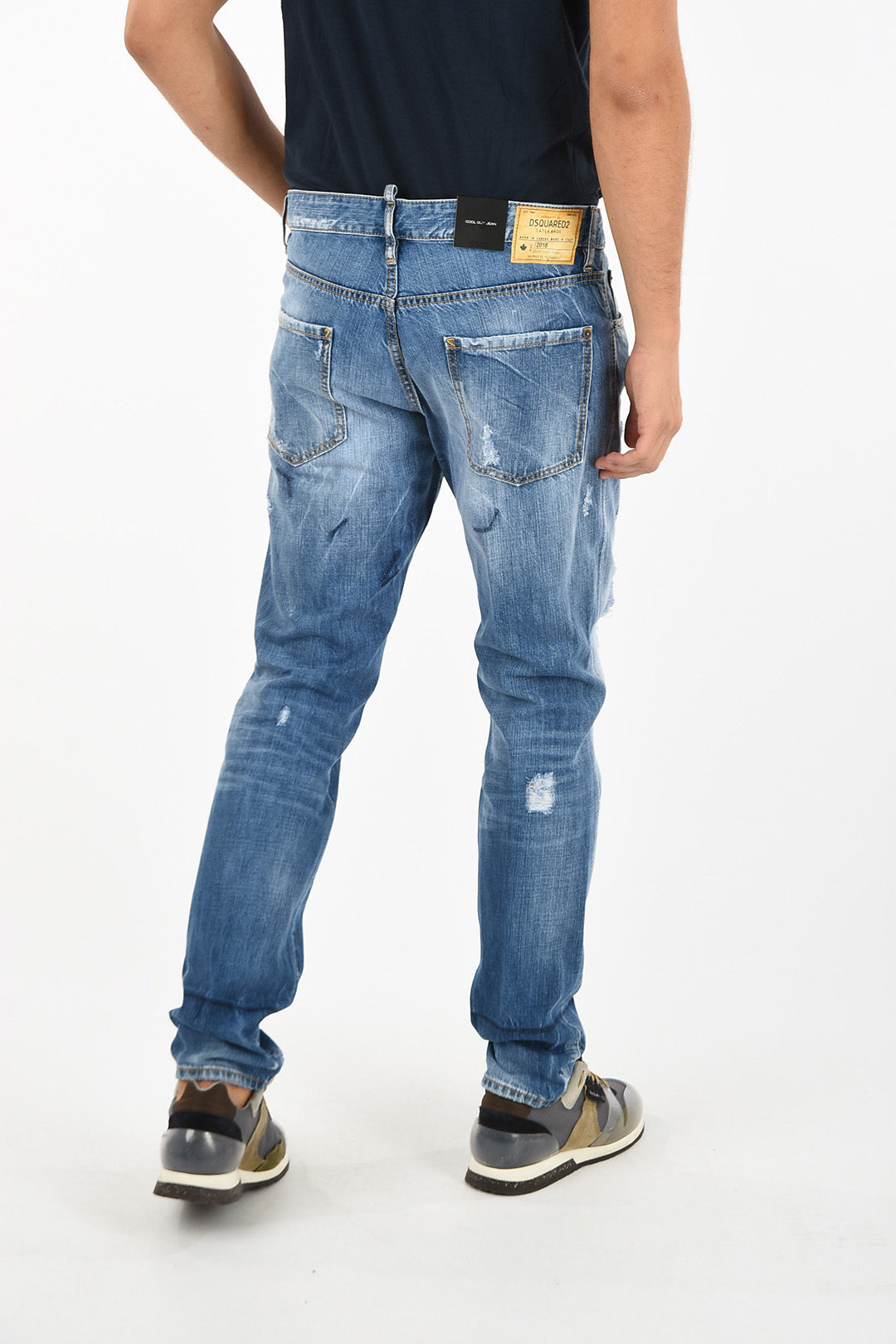 Dsquared2 18cm Distressed COOL GUY Jeans men - Glamood Outlet