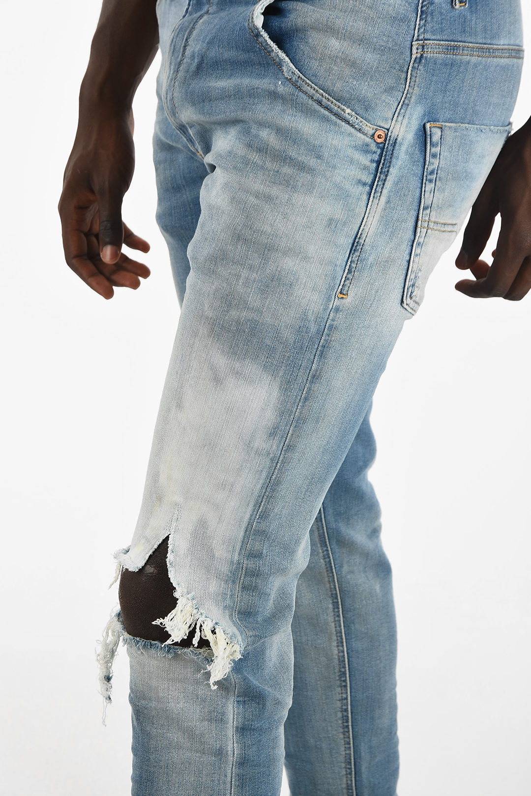 dommer Populær forvisning Diesel 18cm Vintage Effect KROOLEY-T Jogg Jeans men - Glamood Outlet