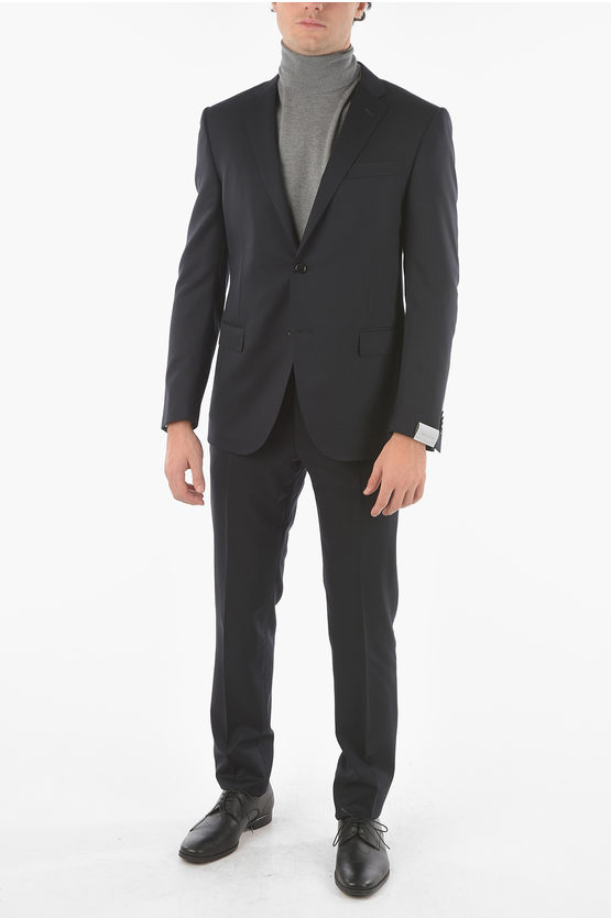 CORNELIANI 2 BUTTON ACADEMY FLAP POCKET SUIT