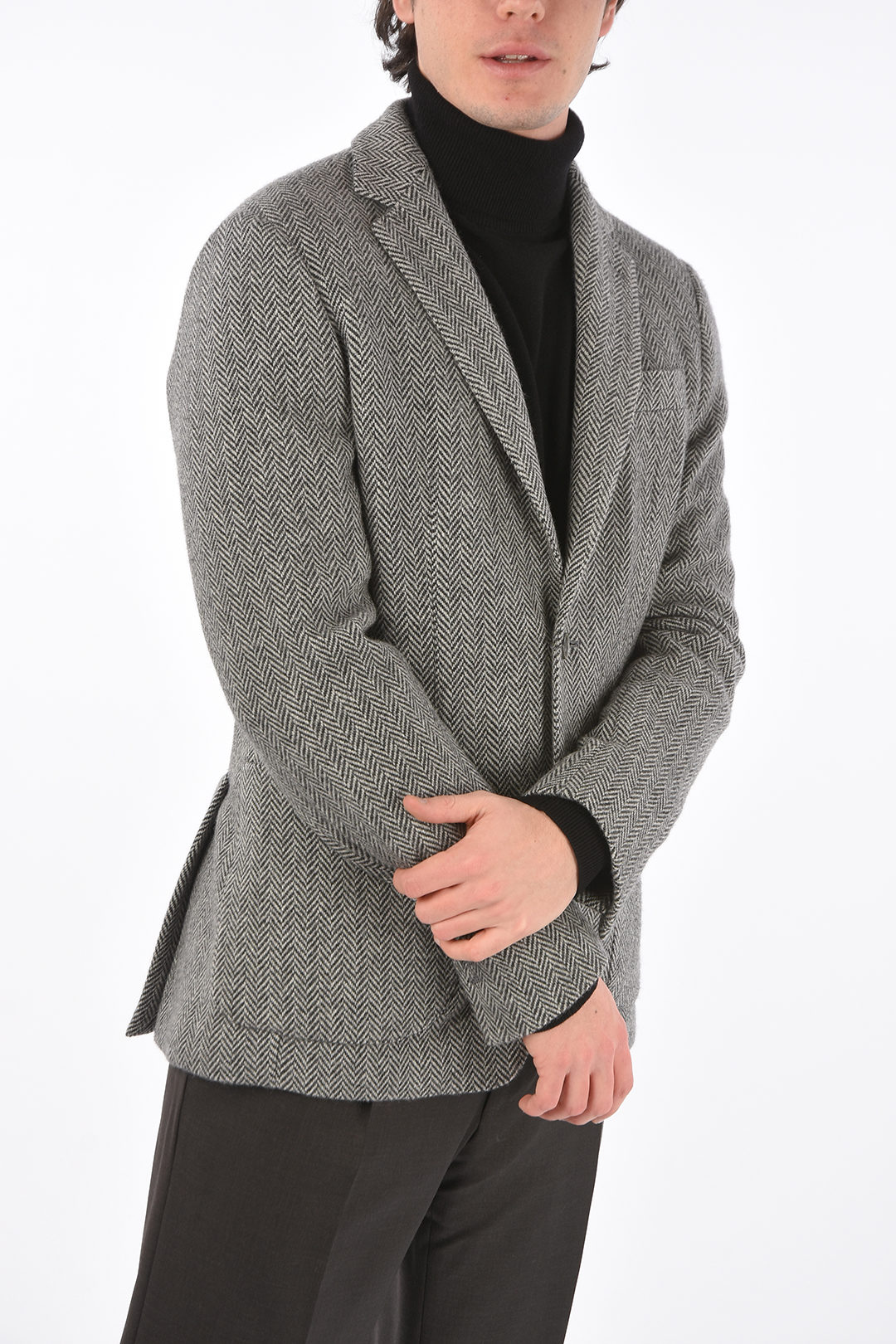 men's wool blend blazer