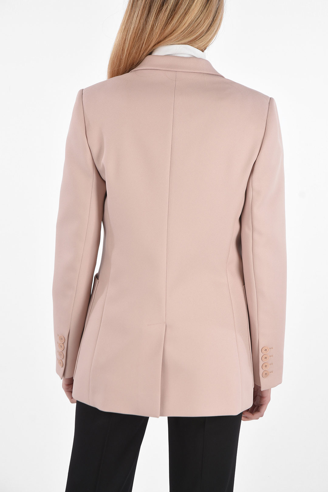 【送料&関税込】Stella McCartney Single-breasted Two-button Stella McCartney 2 Buttons Single-breasted Blazer with Patch
