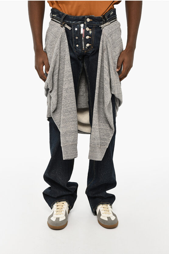 2 In 1 Jeans With R… - image