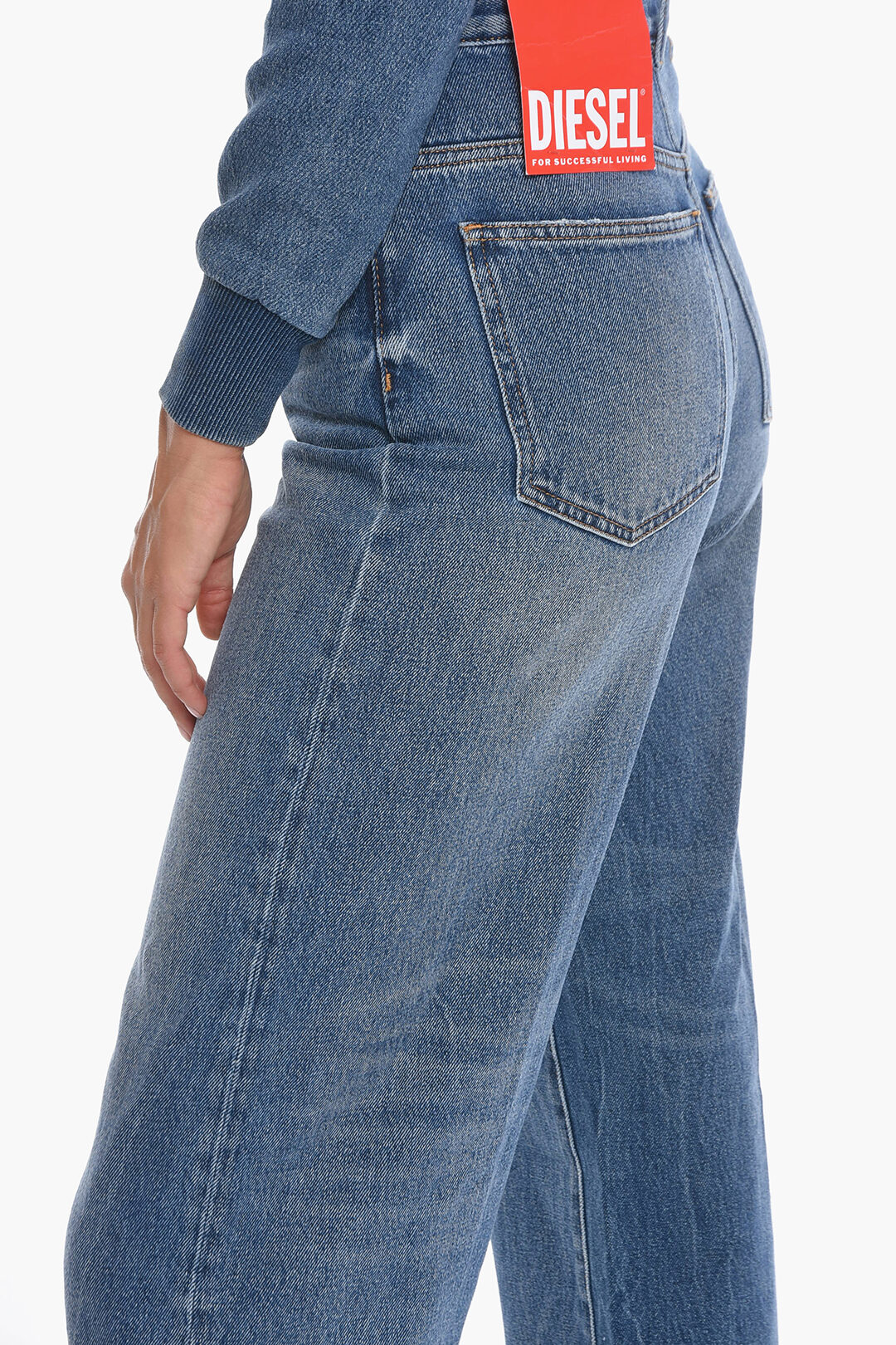 メンズ 00s y2k archive diesel wide denim pants