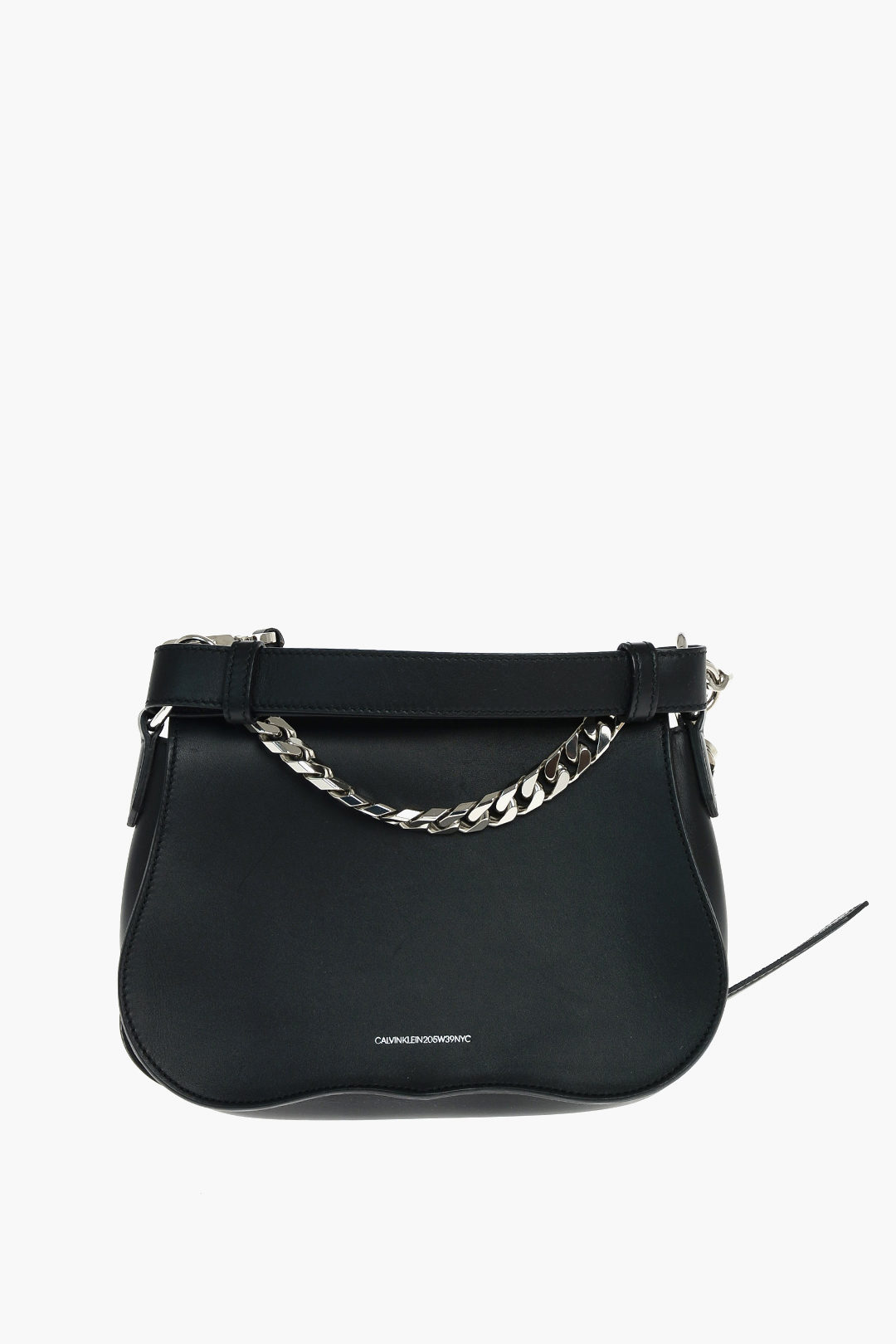 205W39NYC Leather Chain Shoulder Bag