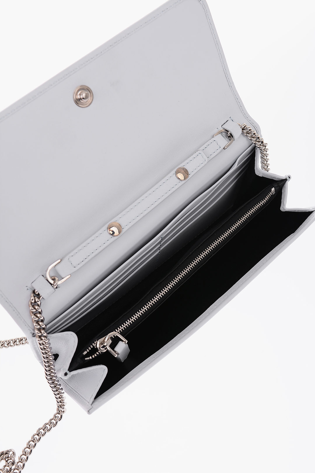 smal moeilijk tevreden te krijgen bellen Calvin Klein 205W39NYC leather wallet with chain shoulder strap women -  Glamood Outlet