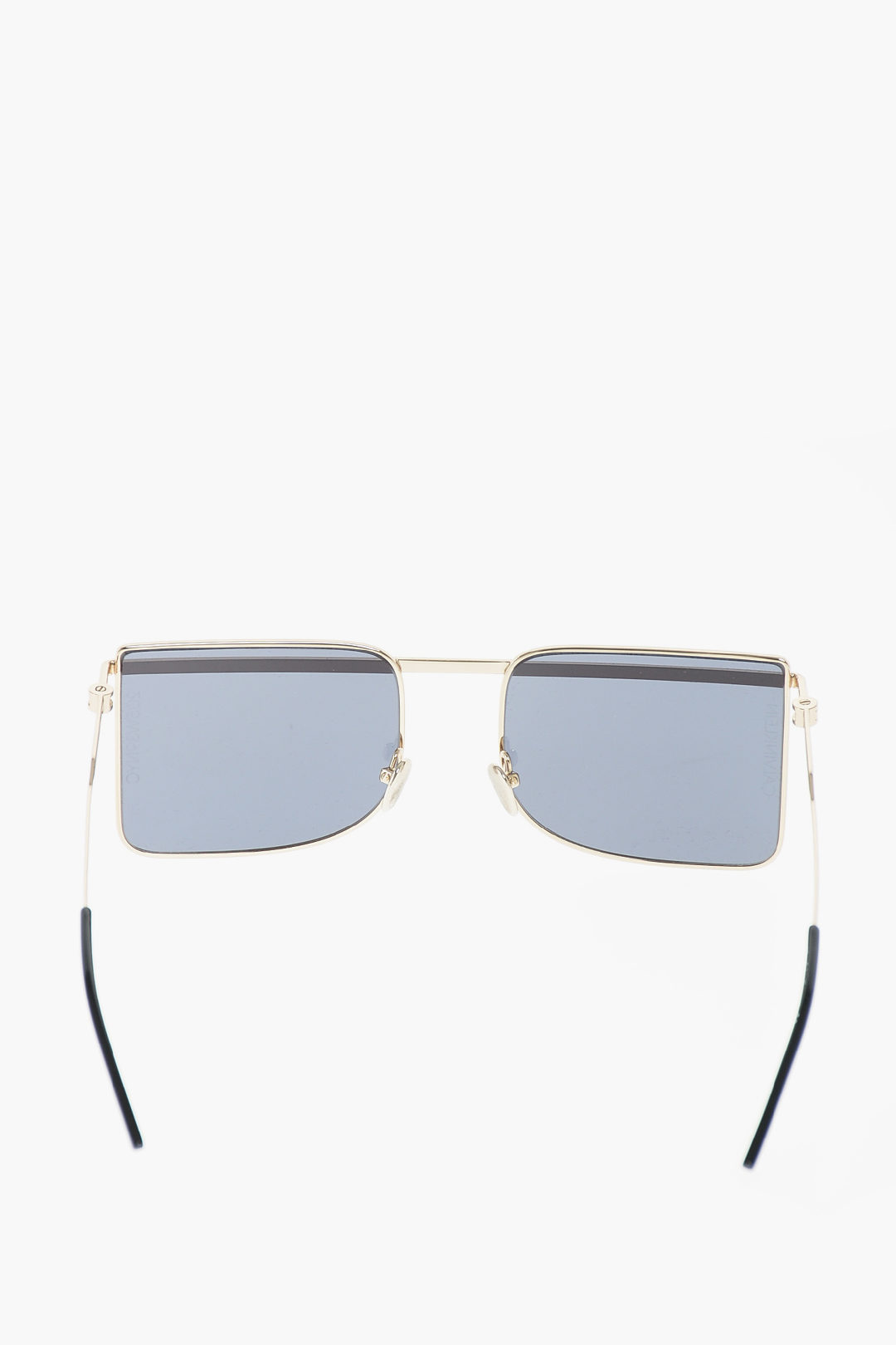 Calvin Klein 205W39NYC squared sunglasses with golden frame men - Glamood  Outlet