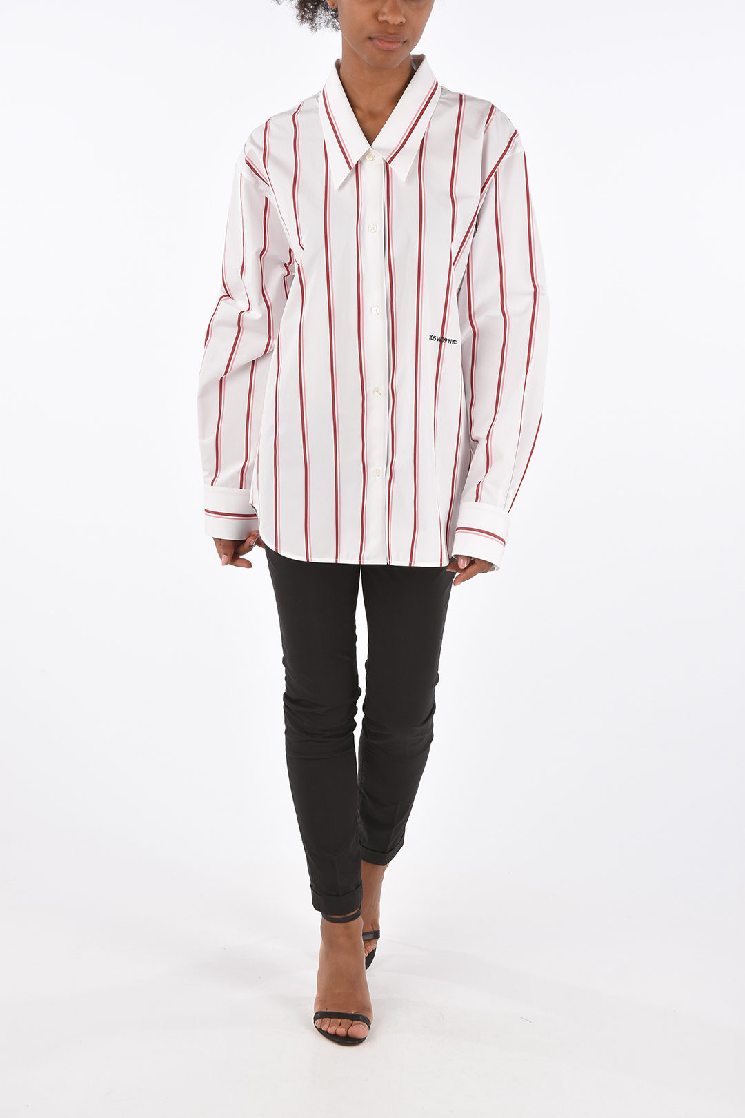 Calvin Klein 205W39NYC Striped Oversized Shirt women - Glamood Outlet