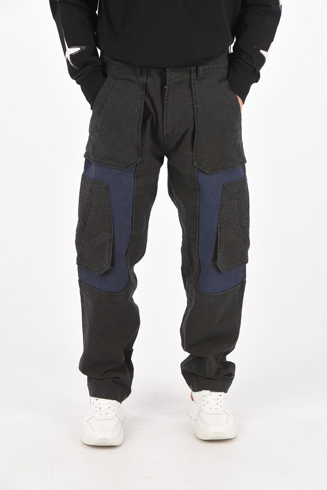 20cm adjustable Ankle cargo D-ELUXERR-SP-NE jogg jeans