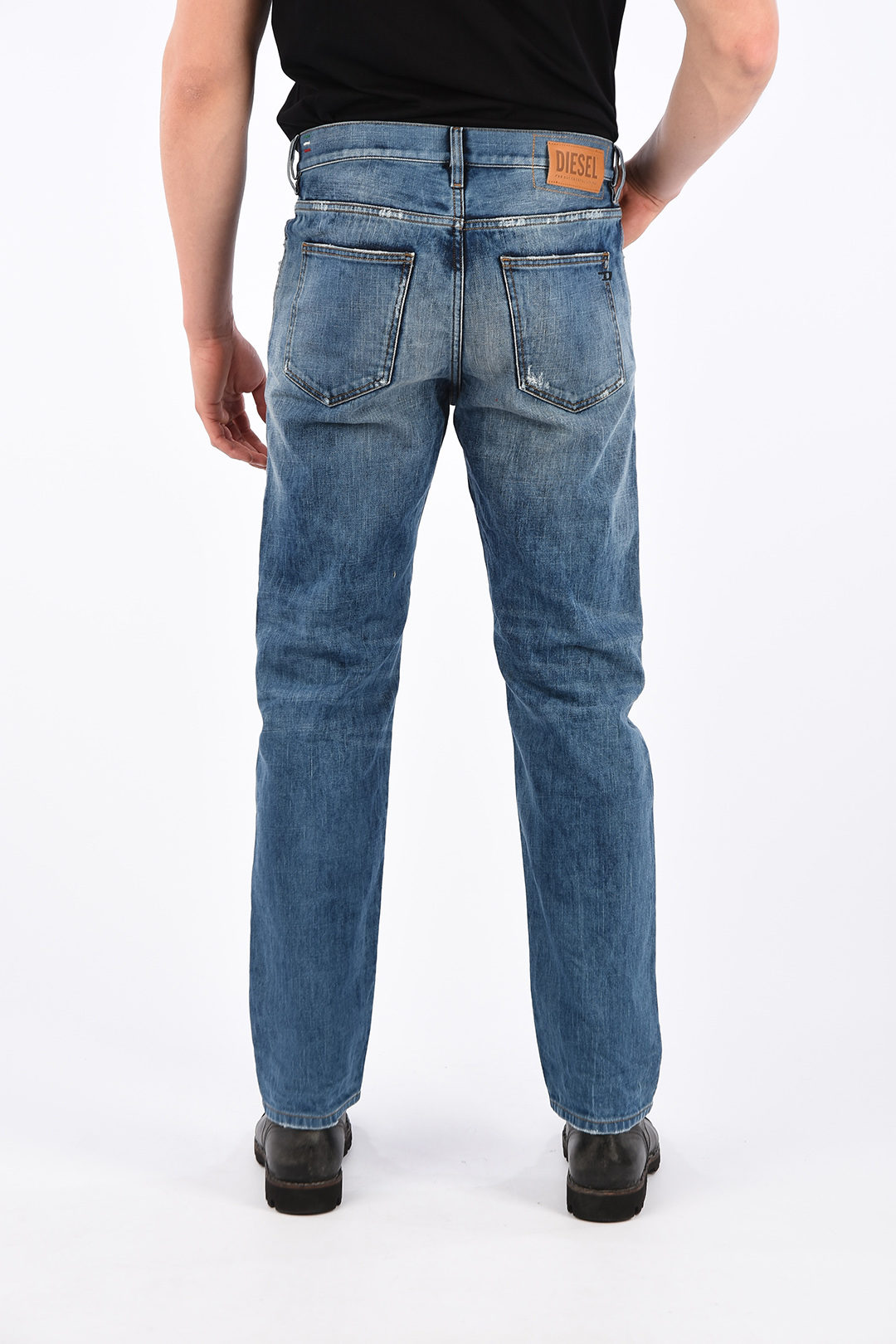 20cm Vintage Effect D-MACS Straight Fit Jeans L.32
