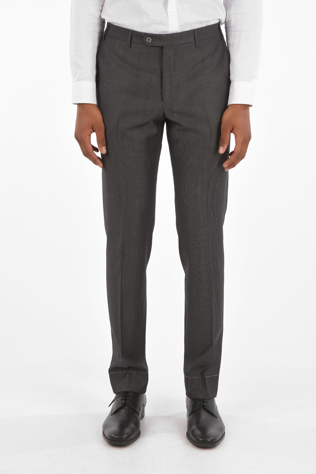 Corneliani 3-Piece CERIM.ACADEMY Pinstriped Pants Suit men - Glamood Outlet