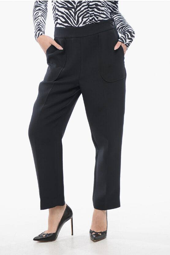 Dior 3-pocketed Cropped Fit Wool Blend Pants