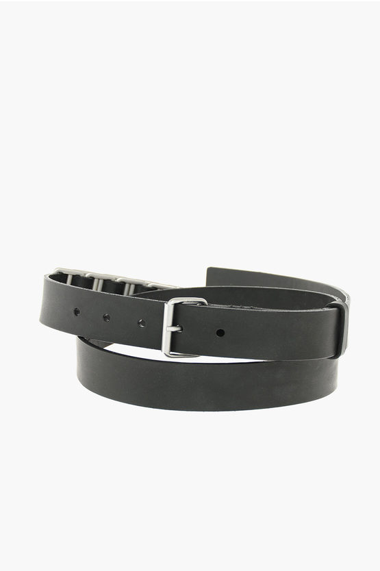 Oamc 30mm Leather Kibbo Belt Men Glamood Outlet