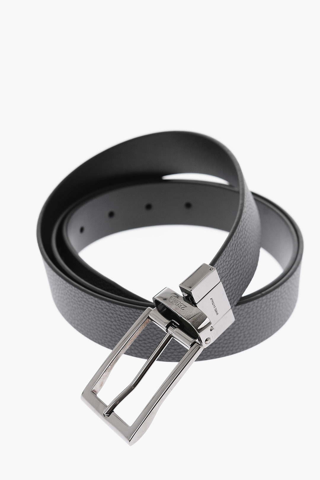 Ermenegildo Zegna 30mm Reversible Leather Belt men - Glamood Outlet