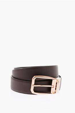 Salvatore Ferragamo 35mm reversible leather belt men - Glamood Outlet