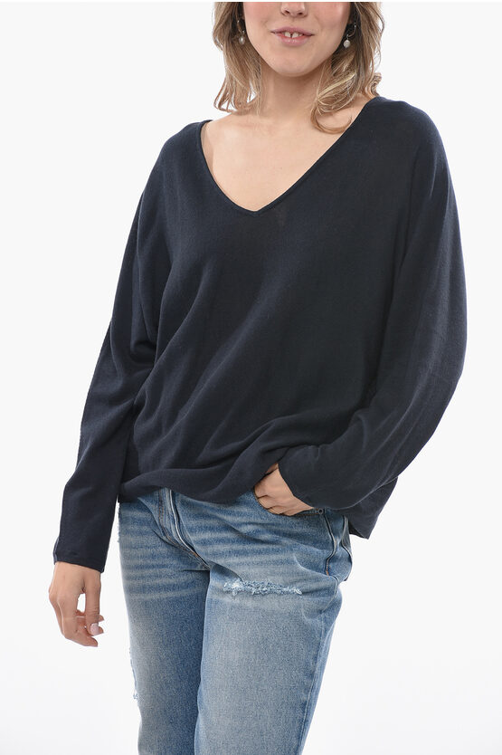 Shop 360 Sweater 360cashmere V-neck Cotton And Cashmere Perrine Sweater