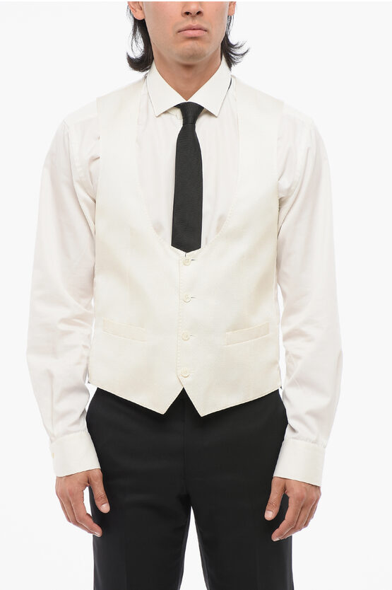 4 Buttons Silk Embr… - image