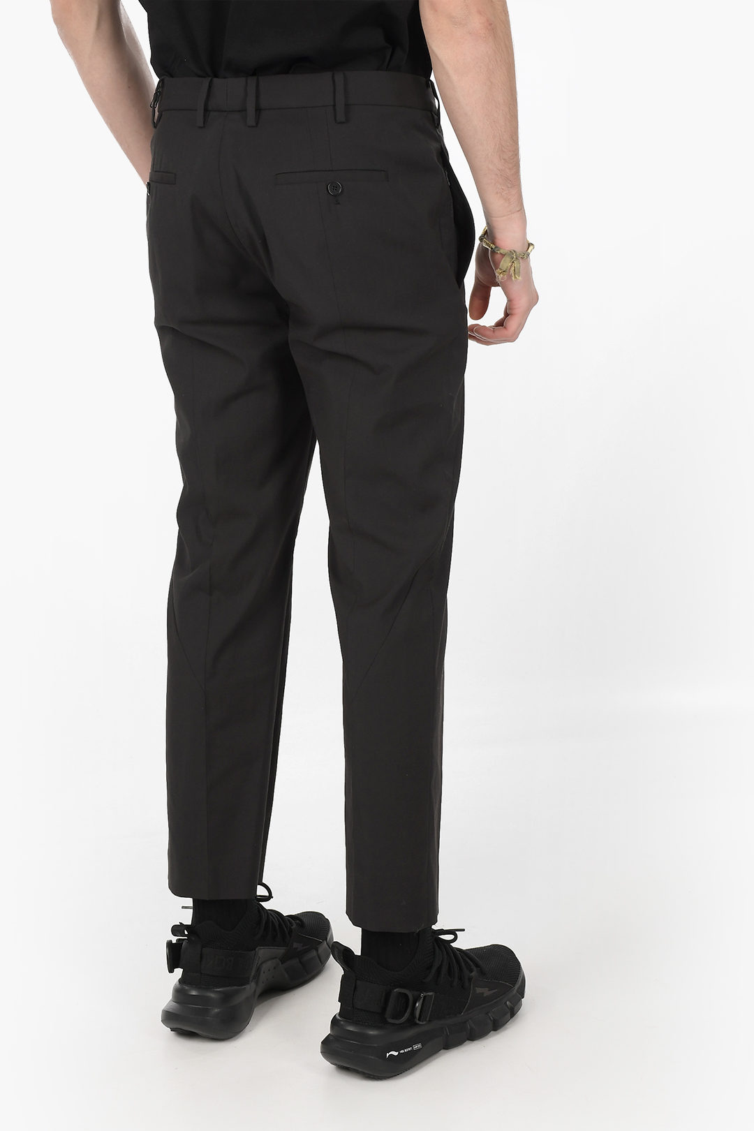 Buy Desigual men double belt loops pants navy and grey combo Online |  Brands For Less