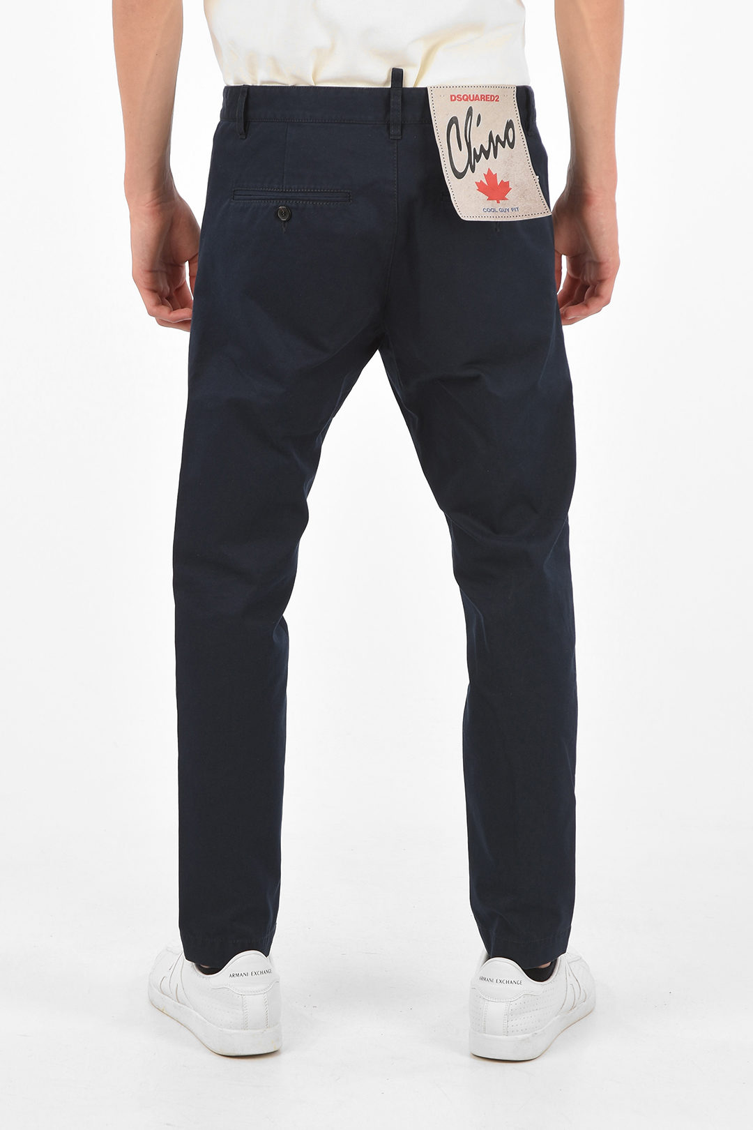 Dsquared2 Low-Waist Jetted Pocket CIGARETTE FIT Pants men - Glamood Outlet