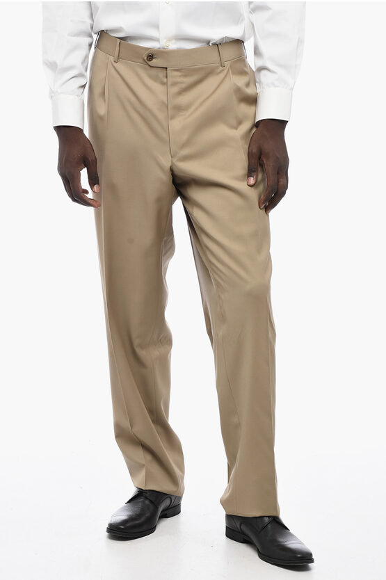 CORNELIANI 4 POCKET MANTUA VIRGIN WOOL PANTS 