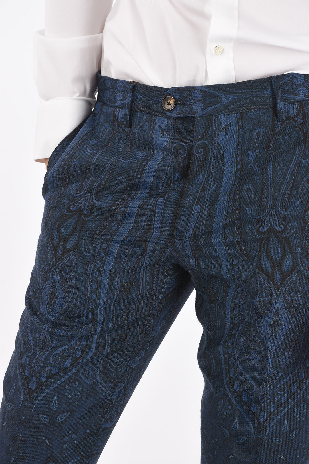 Etro pants in viscose and wool