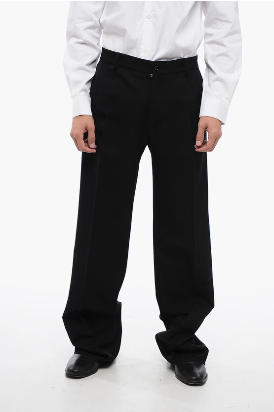 Shop Dolce & Gabbana 4 Pocket Virgin Wool Pants