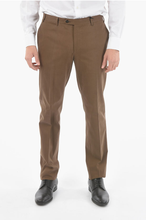 Corneliani 4 Pockets Cotton Academy Pants In Gray